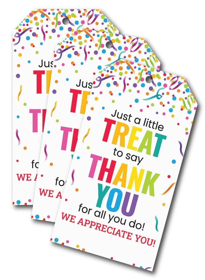 Pink Pixie Studio Appreciation Thank You Gift Tags, Pack of 25 Hang Labels, Favor Tags for Employees, Volunteers, Teachers, Secretary, Friends, Made in The USA - Image 1